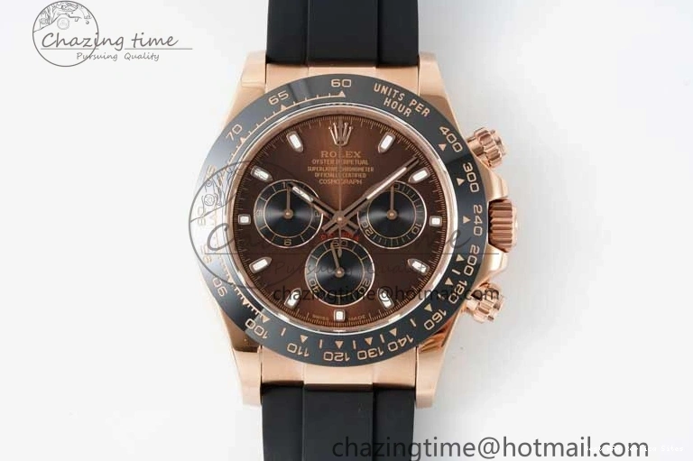Best AAA Replica Sites Best Chocolate Strap 2274 Daytona QF Dial Edition 116515 SA 1:1 on Rubber Oysterflex Sophisticated 1218
